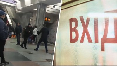 Не хотів надягати маску: у Харкові пасажир метро вдарив поліцейського — вступився перехожий