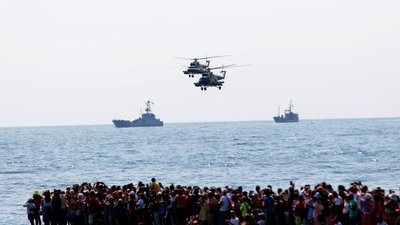 В Одесі відбувся військово-морський парад до 30-ї річниці Незалежності України В Одесі відбувся військово-морський парад до 30-ї річниці Незалежності України