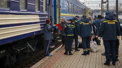 На Тернопільщину прибув евакуаційний потяг На Тернопільщину прибув евакуаційний потяг