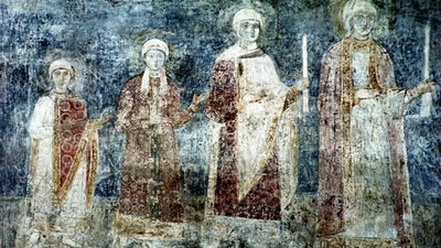 Фреска Соборі Святої Софії доньок Ярослава Мудрого