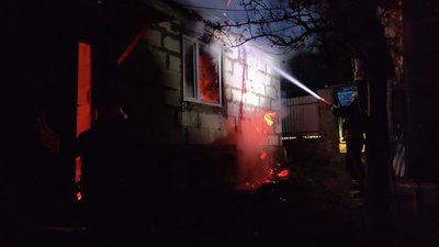 На Вінниччині в пожежі травмувався чоловік На Вінниччині в пожежі травмувався чоловік