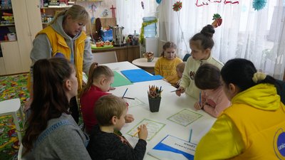 Херсон діти кімната спільно пункт незламності Херсон діти кімната спільно пункт незламності