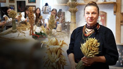 Інна Січна, дідухи, Різдво, символи, оберіг, свято, майстриня, Коломия