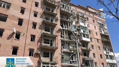 Російські військові упродовж 15—16 травня обстріляли Торецьк — є загибла та поранений