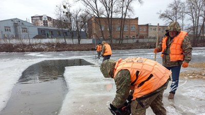 У Полтаві підготували місце для купання на Водохреще У Полтаві підготували місце для купання на Водохреще