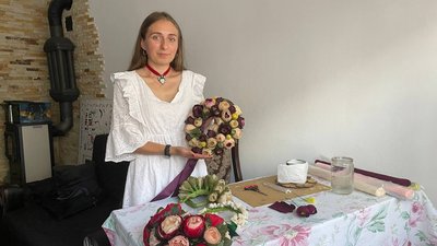 Майстерню Віта Перфецька-Білоус облаштувала вдома Майстерню Віта Перфецька-Білоус облаштувала вдома