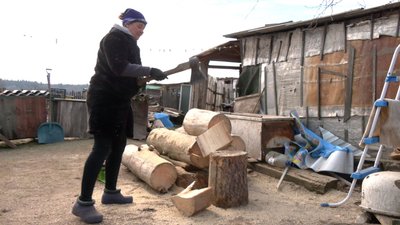 Переселенка з Бахмута живе на Черкащині Переселенка з Бахмута живе на Черкащині