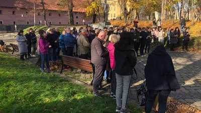 Послухати стрілецьких пісень прийшли львів'яни та гості міста Послухати стрілецьких пісень прийшли львів'яни та гості міста