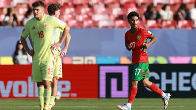 Матч між збірними U20 з футболу Марокко та Іспанією