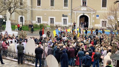 На Тернопільщині попрощалися з бійцем Андрієм Танчаком