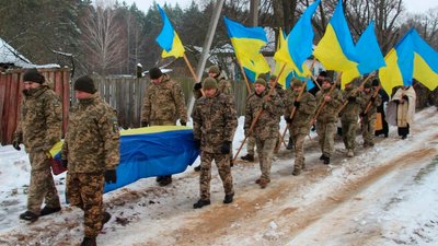 На Чернігівщині попрощалися з трьома захисниками, які загинули на Донеччині