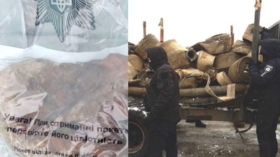 "Бурштинові рейди" на Рівненщині: у поліції показали, як це проходить і що вилучили "Бурштинові рейди" на Рівненщині: у поліції показали, як це проходить і що вилучили