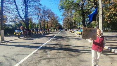 Акція на підтримку зниклих безвісти та полонених захисників. Олександрівка