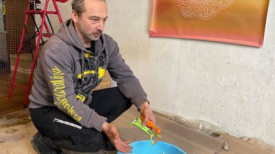 Лебідь Мартін у багатоповерхівці. Чернівчанин прихистив хворого лебедя у своїй квартирі Лебідь Мартін у багатоповерхівці. Чернівчанин прихистив хворого лебедя у своїй квартирі