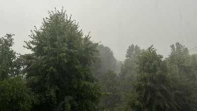 Літня злива у Хмельницькому