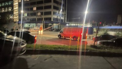 Солом'янський район Києва біля відділення "Укрпошти", де стався вибух