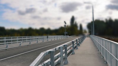 Відновлений міст на Харківщині