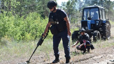 Волинські сапери-рятувальники на Донеччині