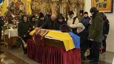 Прощання з полеглим Олександром Товканем Прощання з полеглим Олександром Товканем
