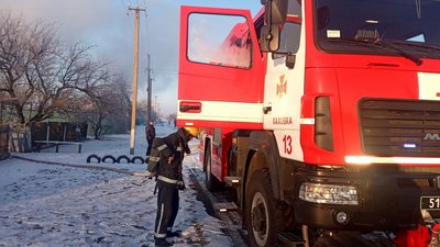На Херсонщині горів приватний будинок