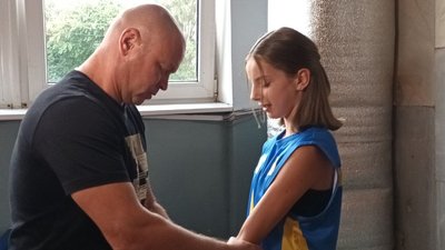 Тренер і спортсменка Тренер і спортсменка