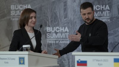 Зеленський, Санду