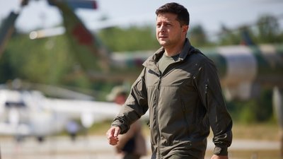 На Житомирщині Президент України Володимир Зеленський представив нового головнокомандувача ЗСУ На Житомирщині Президент України Володимир Зеленський представив нового головнокомандувача ЗСУ