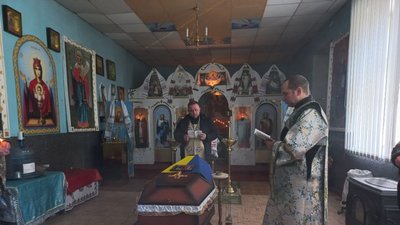 Херсонщина, загинув військовий, прощання
