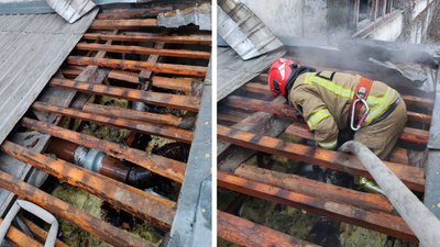 В Ужгороді горів продовольчий магазин В Ужгороді горів продовольчий магазин