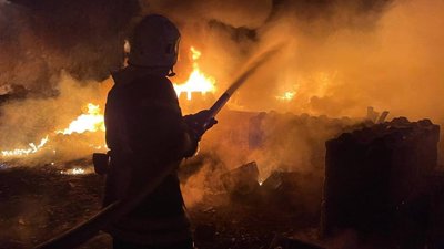 Атака РФ на Одещину 4 листопада 2025 року, ДСНС, пожежа, рятувальники