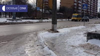 Ожеледиця в Сумах: 95% пацієнтів міського травмпункту — з переломами