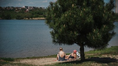 Пляж "Акважур" на Журавлівці