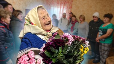 Довгожителі Чернігівщини: жительці Іванівки Анастасії Петренко 18 жовтня виповнилося 100