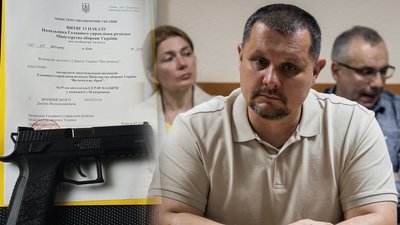 Керівник ГУР Буданов нагородив пістолетом начальника Чернігівської МВА Брижинського