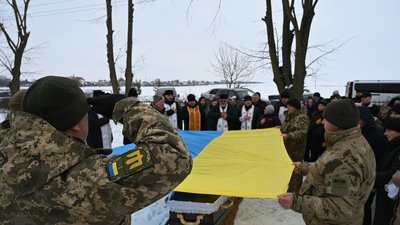 Олег Лизун, похорон, ЗСУ, Лановецька міська рада, 17 лютого 2026, Тернопіль