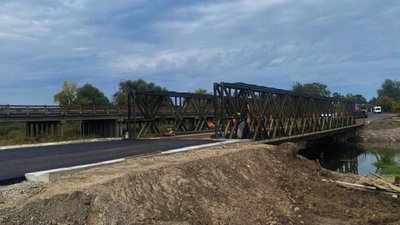 На Черкащині встановили тимчасовий міст від чеських партнерів