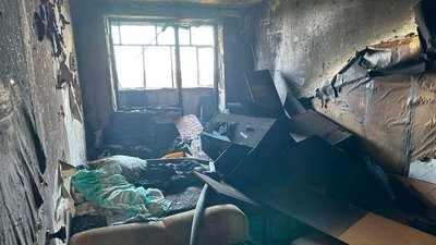 Квартира в дев'ятиповерхівці на вулиці Івана Каркача, в якій 13 вересня стався вибух, Харків Квартира в дев'ятиповерхівці на вулиці Івана Каркача, в якій 13 вересня стався вибух, Харків