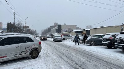 Снігопад в Черкасах