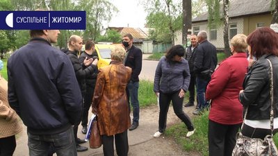 У Житомирі мешканці багатоповерхівки протестували проти сміттєзбірного майданчика під будинком