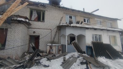 Наслідки атаки РФ по школі в с. Вовна