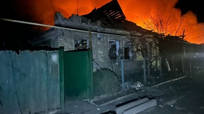 Селидове, пожежа, обстріл 19 березня, Донеччина