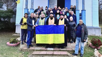Перехід до ПЦУ: у церкві села Данина провели перше богослужіння українською мовою