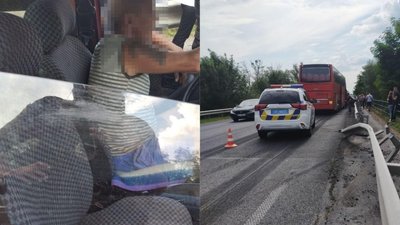 Драгер зашкалював: нетверезий водій вчинив ДТП на трасі Київ-Чоп Драгер зашкалював: нетверезий водій вчинив ДТП на трасі Київ-Чоп