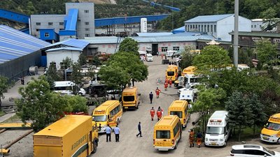 вугільна шахта Люшеньюй в провінції Шаньсі, Китай