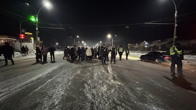 Жителі Сум перекрили проспект Перемоги