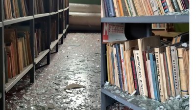 книжкова палата, обстріли
