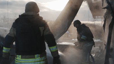 Рятувальники гасять пожежу на АЗС у Нововодолазькій громаді Харківської області
