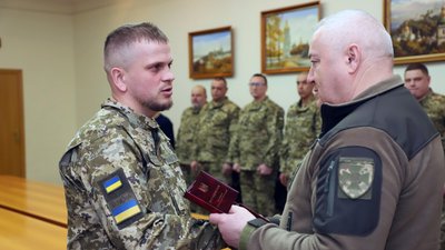 Державні нагороди отримали троє прикордонників з Волині Державні нагороди отримали троє прикордонників з Волині