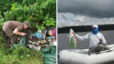 На Житомирщині влаштували "Eco fish picnic" – діти та дорослі прибирали узбережжя водосховища