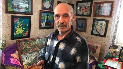 картини, художниця, мистецтво, хвороба, малювання